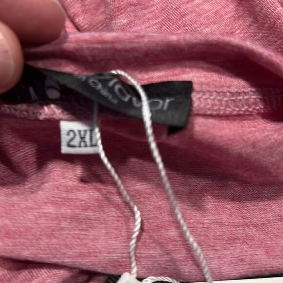 Purple 'Be Kind' Leopard Rainbow Crewneck Tee - Women Size 2XL # Z738 - Picture 5 of 7